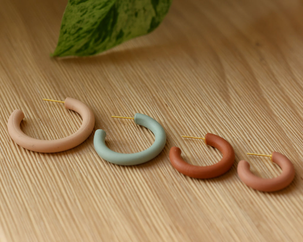 Everyday Clay Hoops