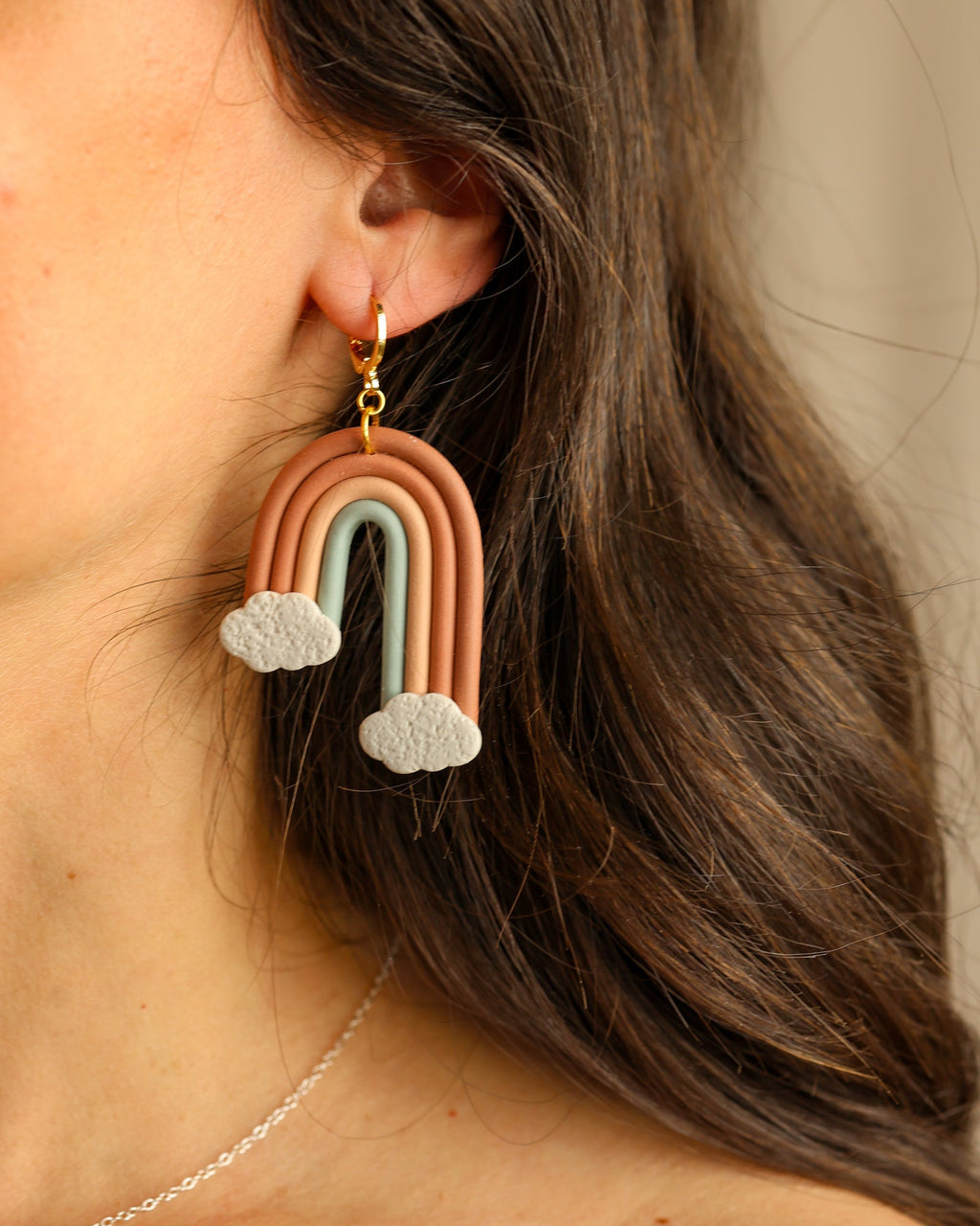 Rainbow Cloud Earrings