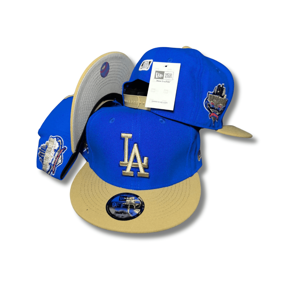 Vegas Gold Los Angeles Dodgers Royal Blue Visor Gray Bottom Snapback Cap