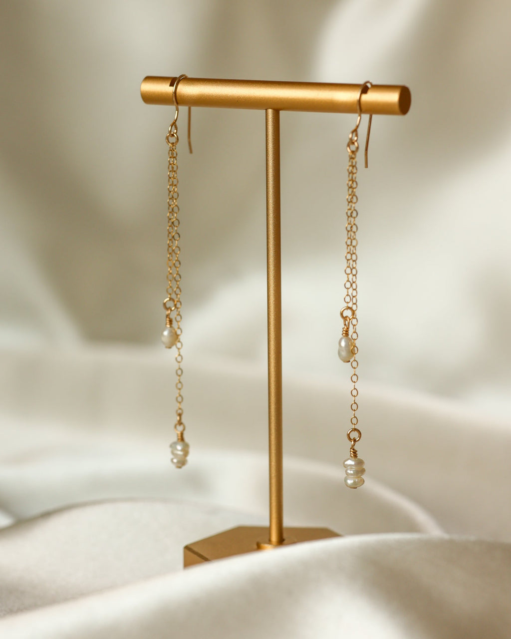 Pearl Rain Drop Earrings