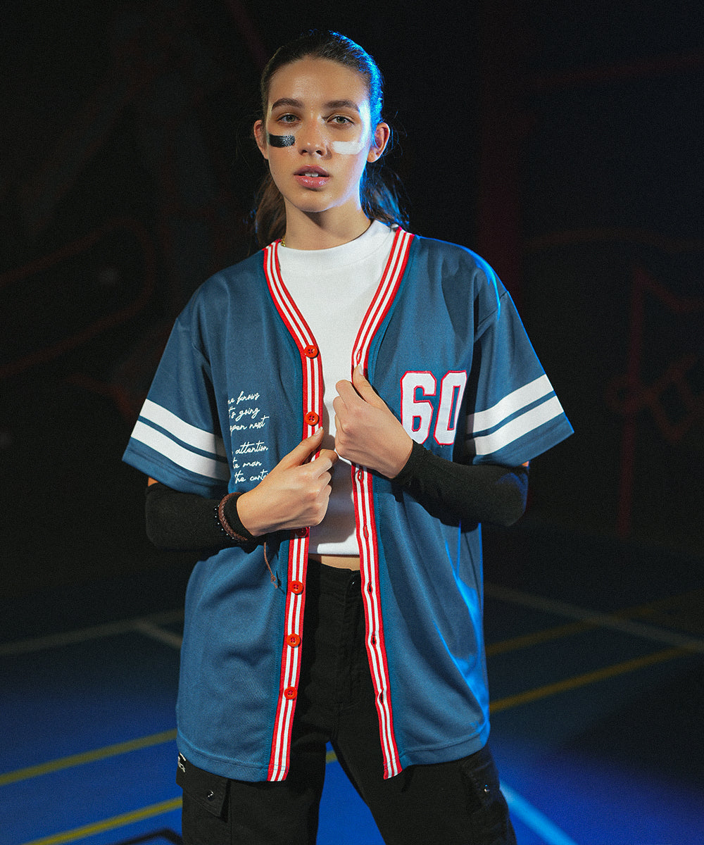 Epic 60 Evo Retro Stripe Unisex Baseball Jersey