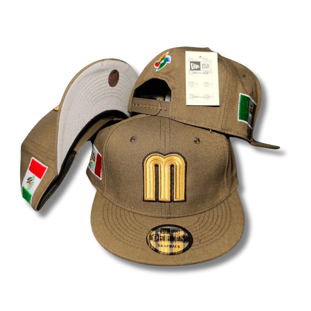 New Era 59FIFTY Mexico World Baseball Classic Hat Brown