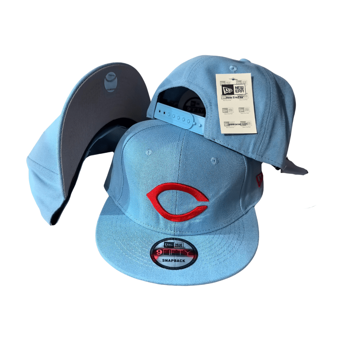 Cincinnati Reds Sky Blue 9FIFTY Snapback Cap