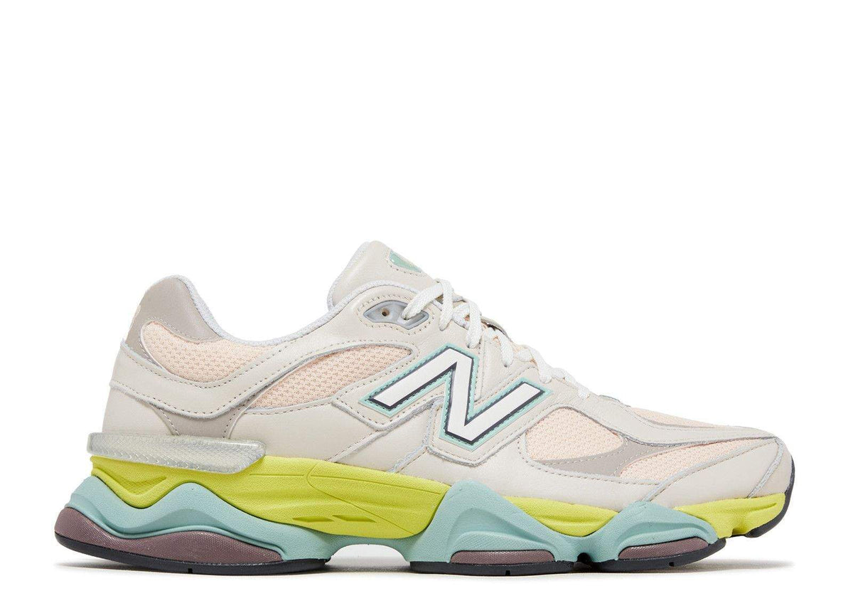 New Balance 9060 Moonbeam Vintage Rose Lime Sneakers