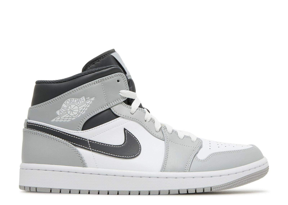Air Jordan 1 Mid 'Light Smoke Grey' Sneakers
