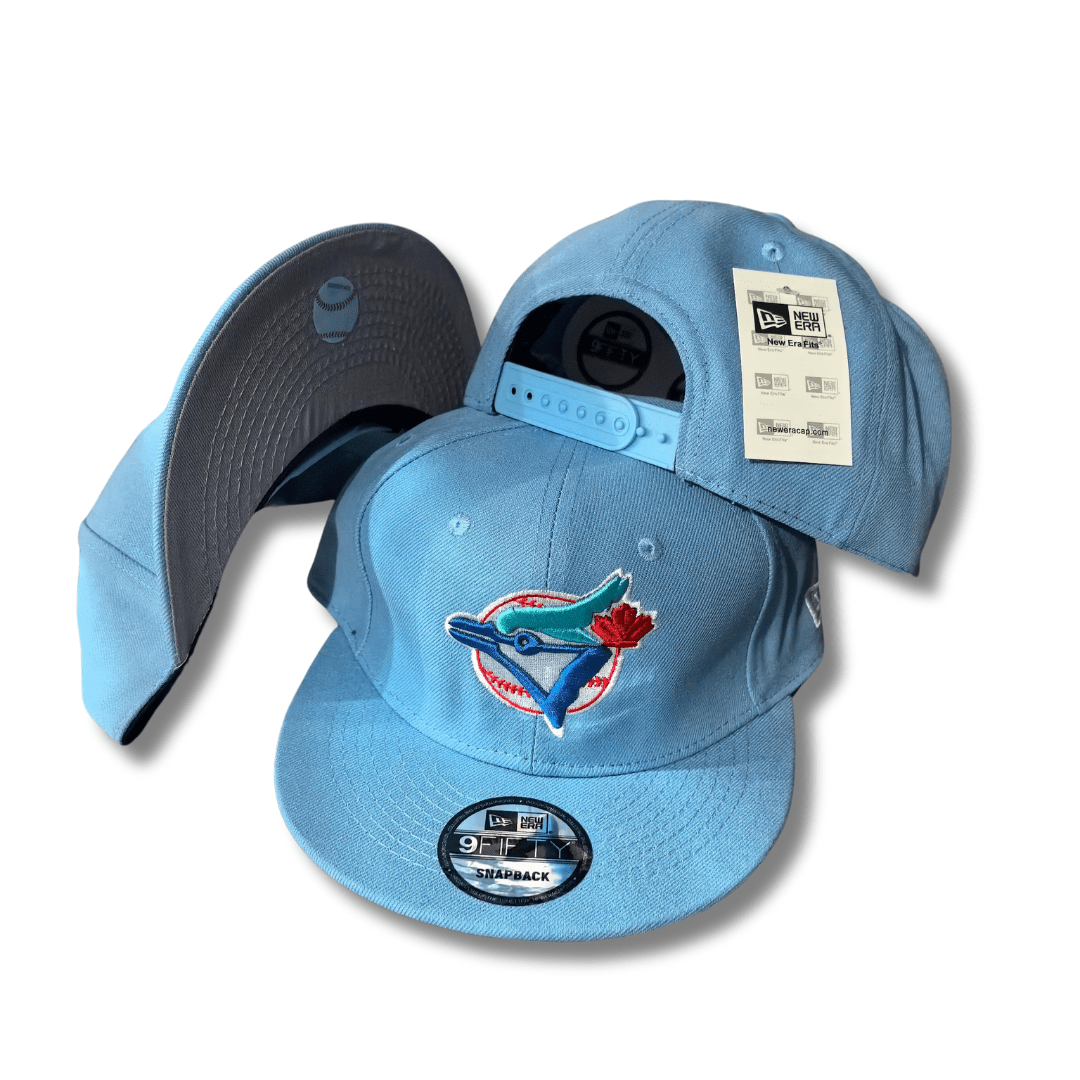 Toronto Blue Jays New Era 9FIFTY with Grey Underbill Light Blue Snapback Cap