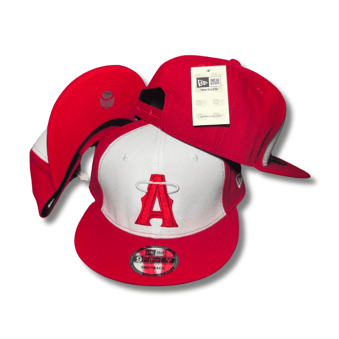 Los Angeles Angels New Era 9FIFTY Red and White Snapback Cap