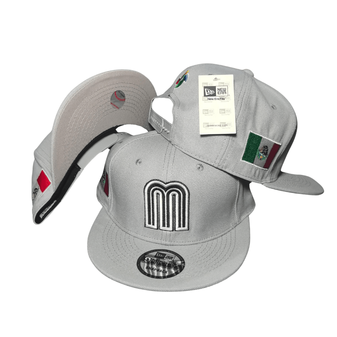 Mexico National Baseball Team New Era 9FIFTY Gray Snapback Cap