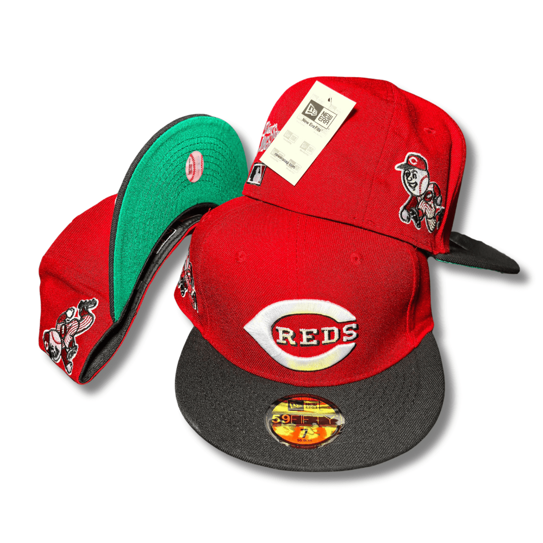 Man's Cincinnati Reds Red and Black New Era 59FIFTY Cap