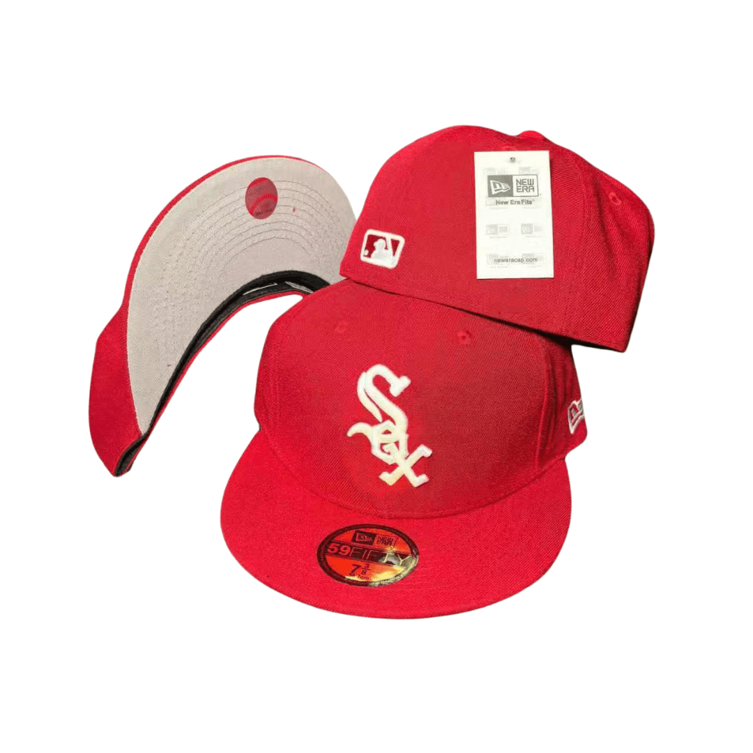 Red Chicago White Sox Gray Bottom 2003 All Star Game Side Patch New Era 59FIFTY Cap