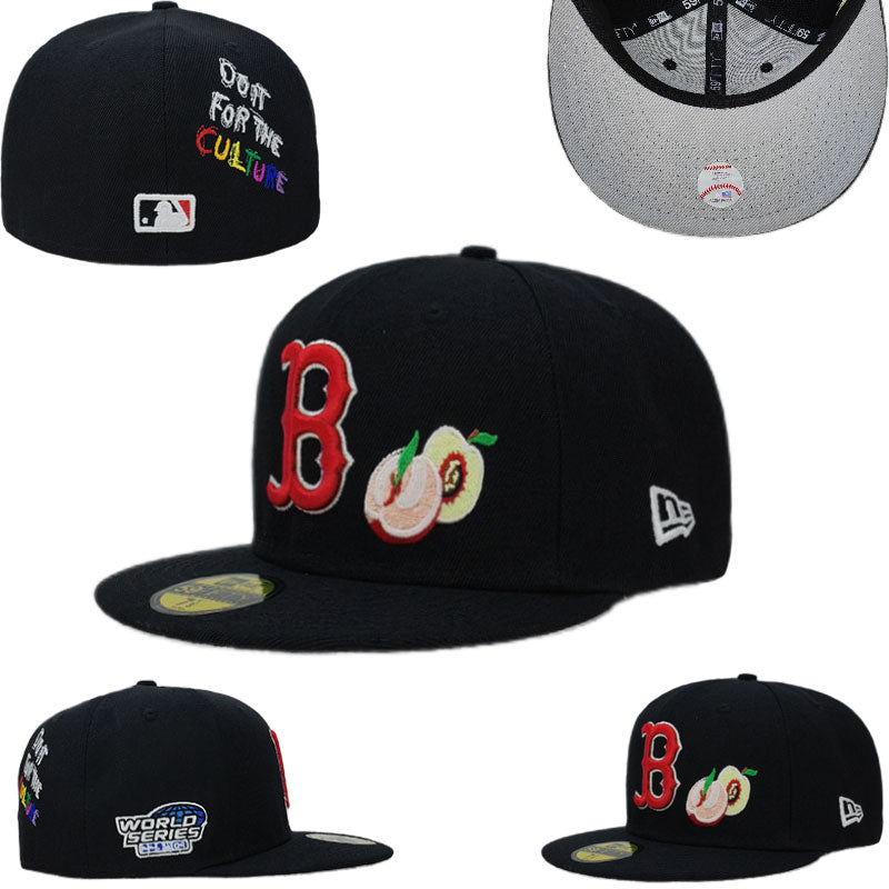 Boston Red Sox "Out For The Culture" World Series Black Fitted Cap