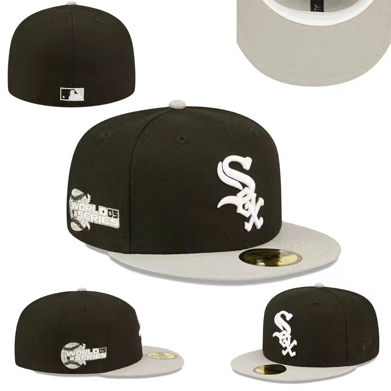 Chicago White Sox 2005 World Series 59FIFTY Hat - Black and Gray