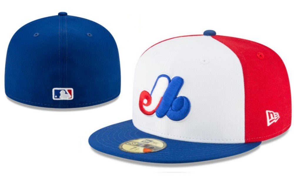 Montreal Expos Tricolor 59FIFTY Cap - Red, White, and Blue Perfection