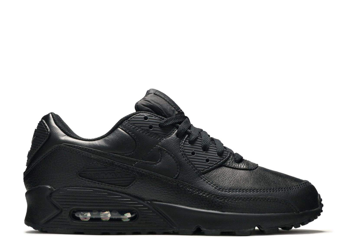 Nike Air Max 90 Leather 'Triple Black' Sneakers