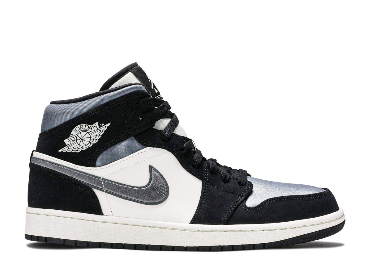 Air Jordan 1 Mid SE 'Satin Smoke Grey' Sneakers