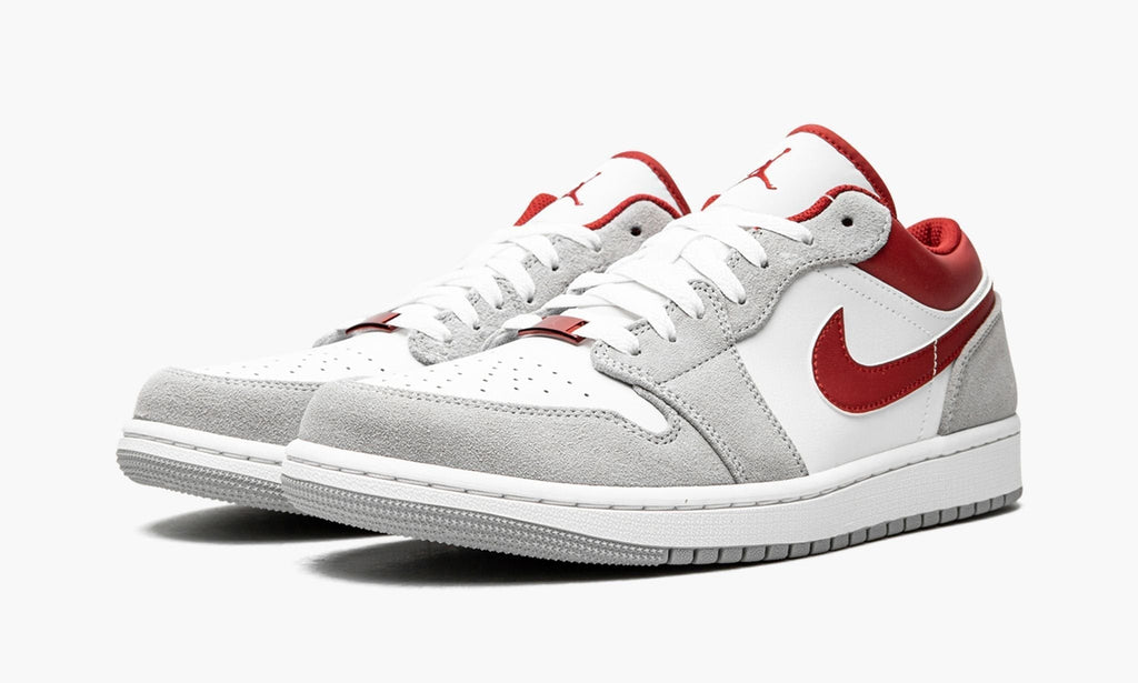 Air Jordan 1 LOW SE "White / Grey / Red" Sneakers