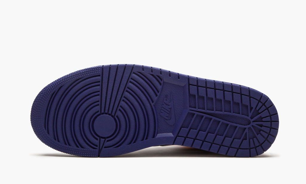 Air Jordan 1 Mid "Royal Blue / Laser Orange" Sneakers