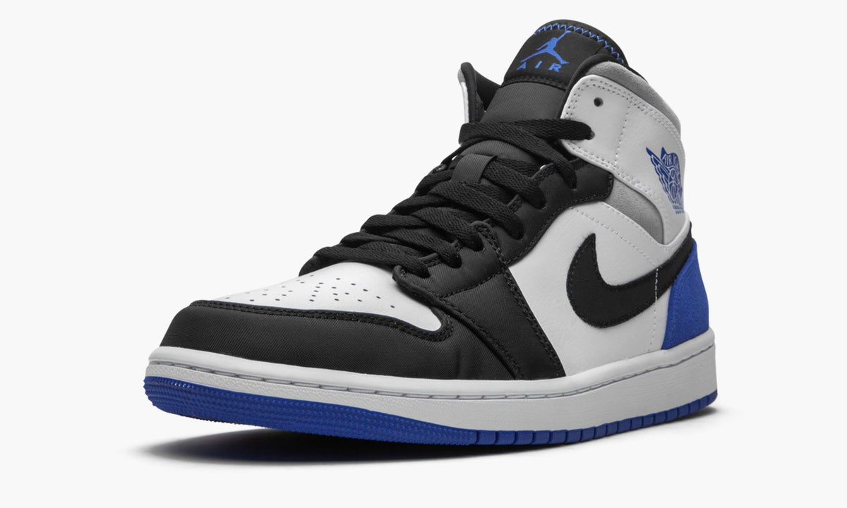 Air Jordan 1 Mid SE Game Royal Black Toe Sneakers