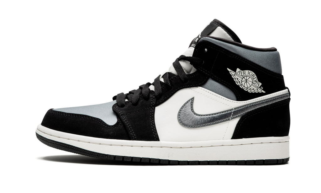Air Jordan 1 Mid SE Satin Grey Sneakers