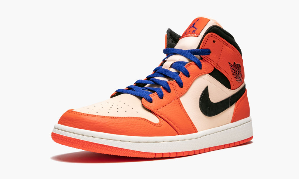 Air Jordan 1 Mid SE Team Orange Sneakers