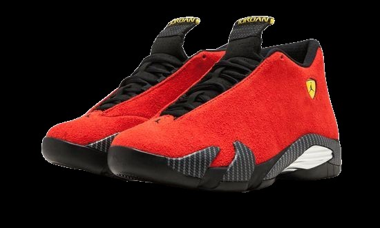 Air Jordan 14 Ferarir Red Sneakers