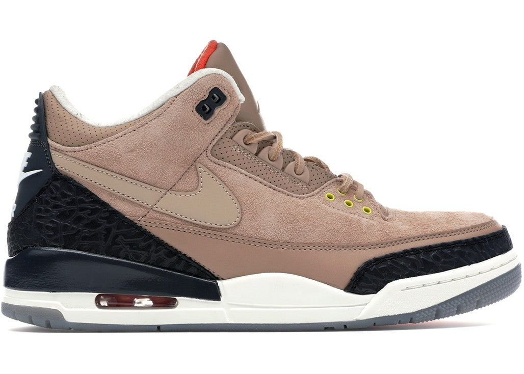 Air Jordan 3 JTH Bio Beige Suede Sneakers