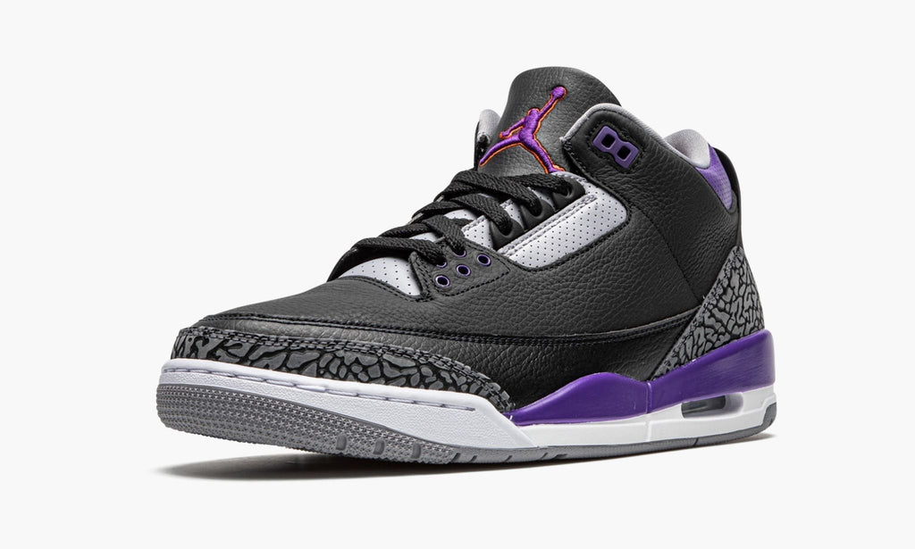 Air Jordan 3 Retro "Court Purple" Sneakers