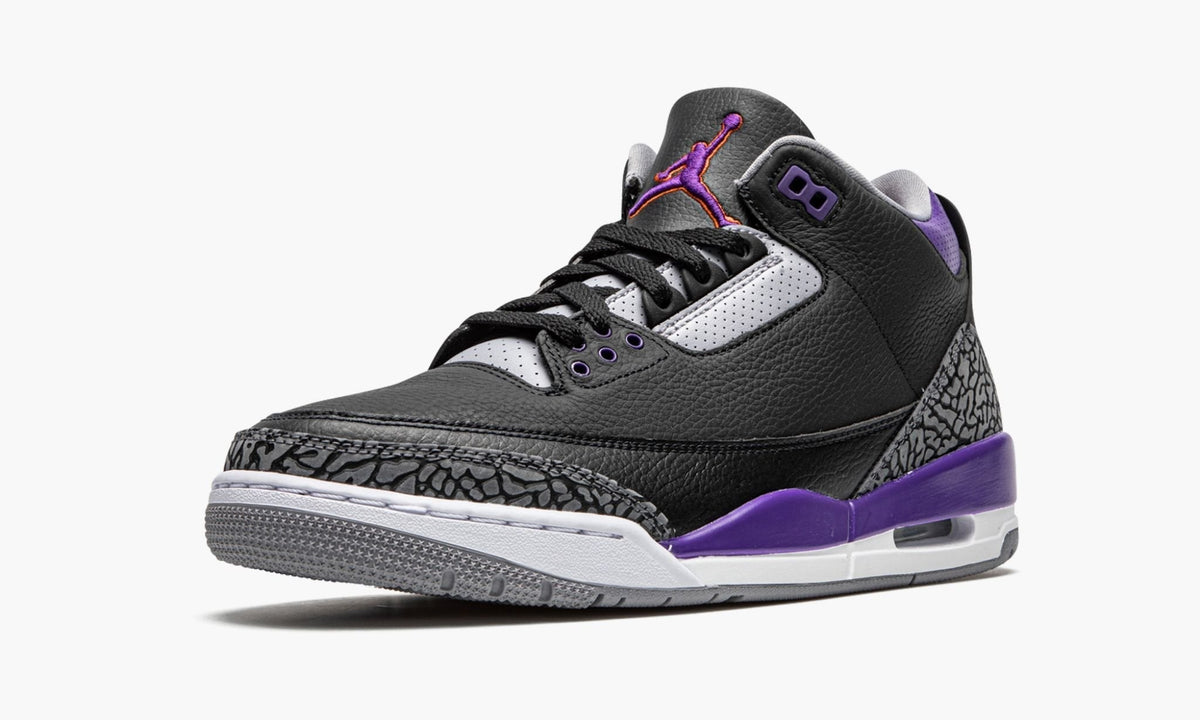 Air Jordan 3 Retro "Court Purple" Sneakers