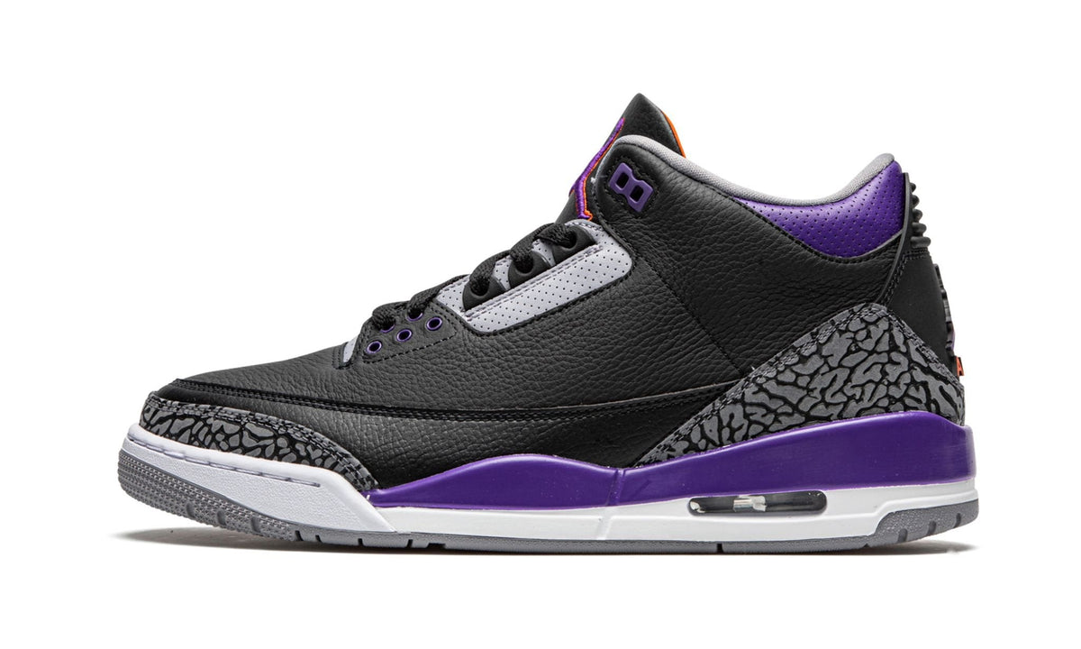 Air Jordan 3 Retro "Court Purple" Sneakers