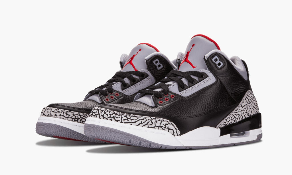 Air Jordan 3 Retro Black Cement Sneakers