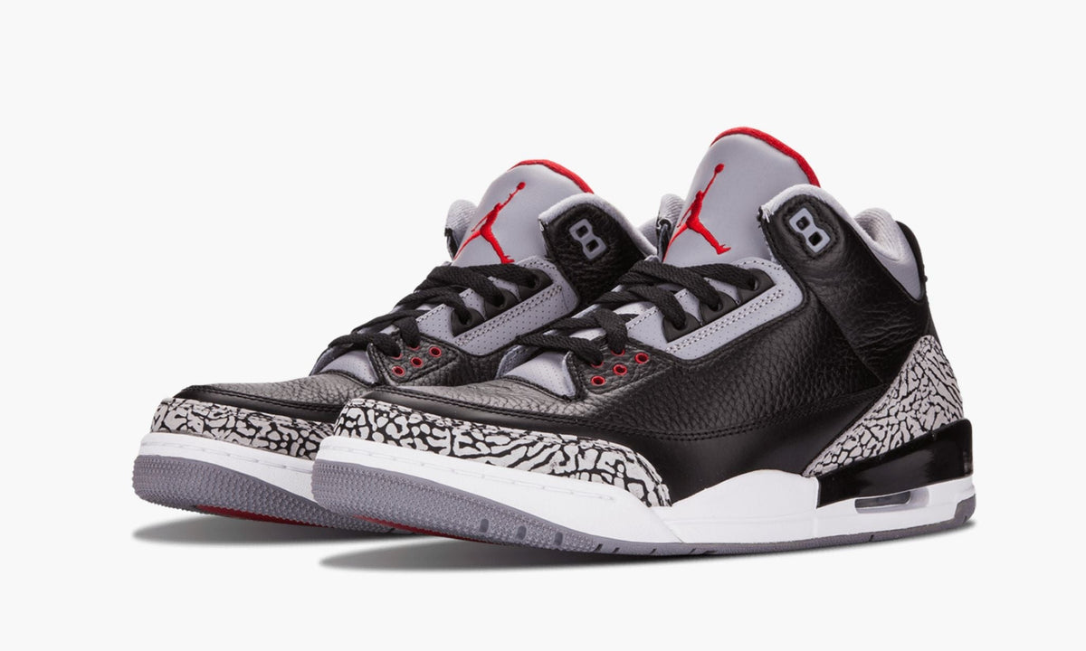 Air Jordan 3 Retro Black Cement Sneakers