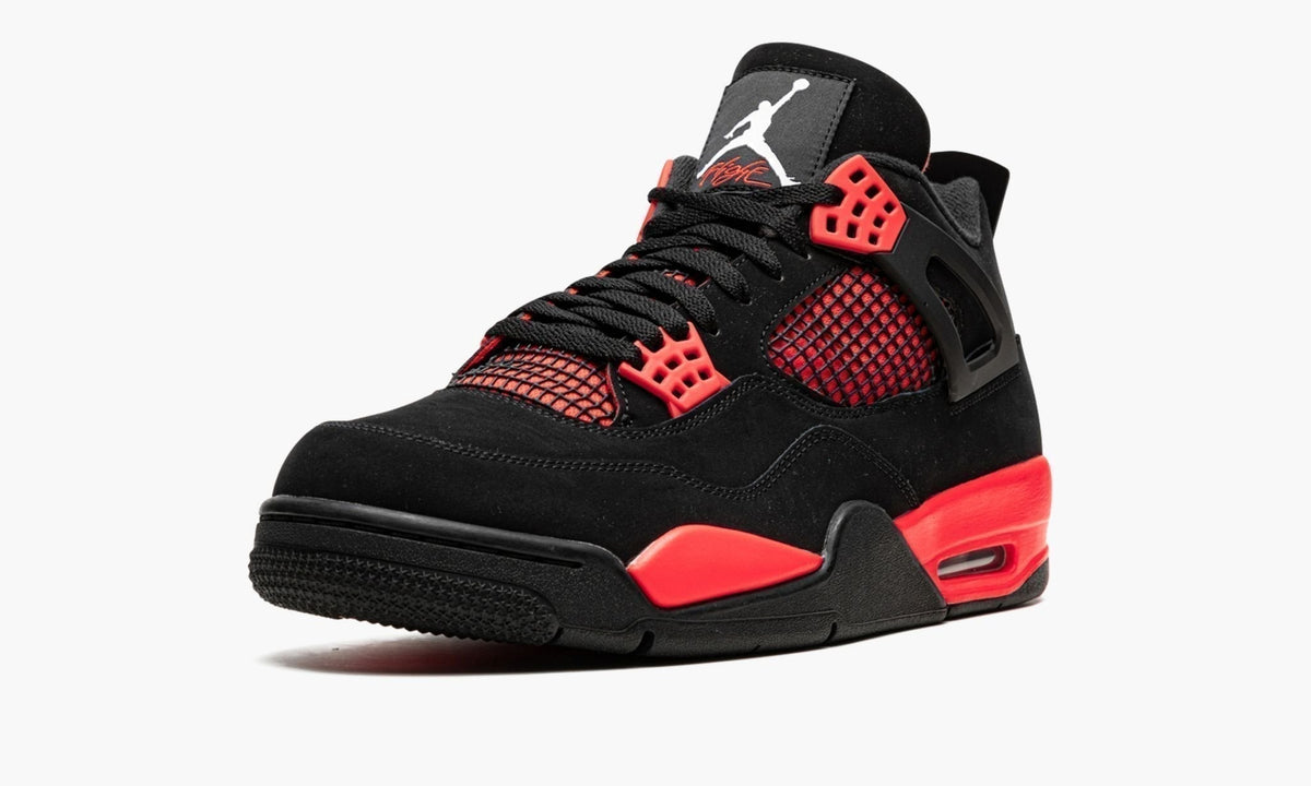 Air Jordan 4 Retro "Red Thunder" Sneakers