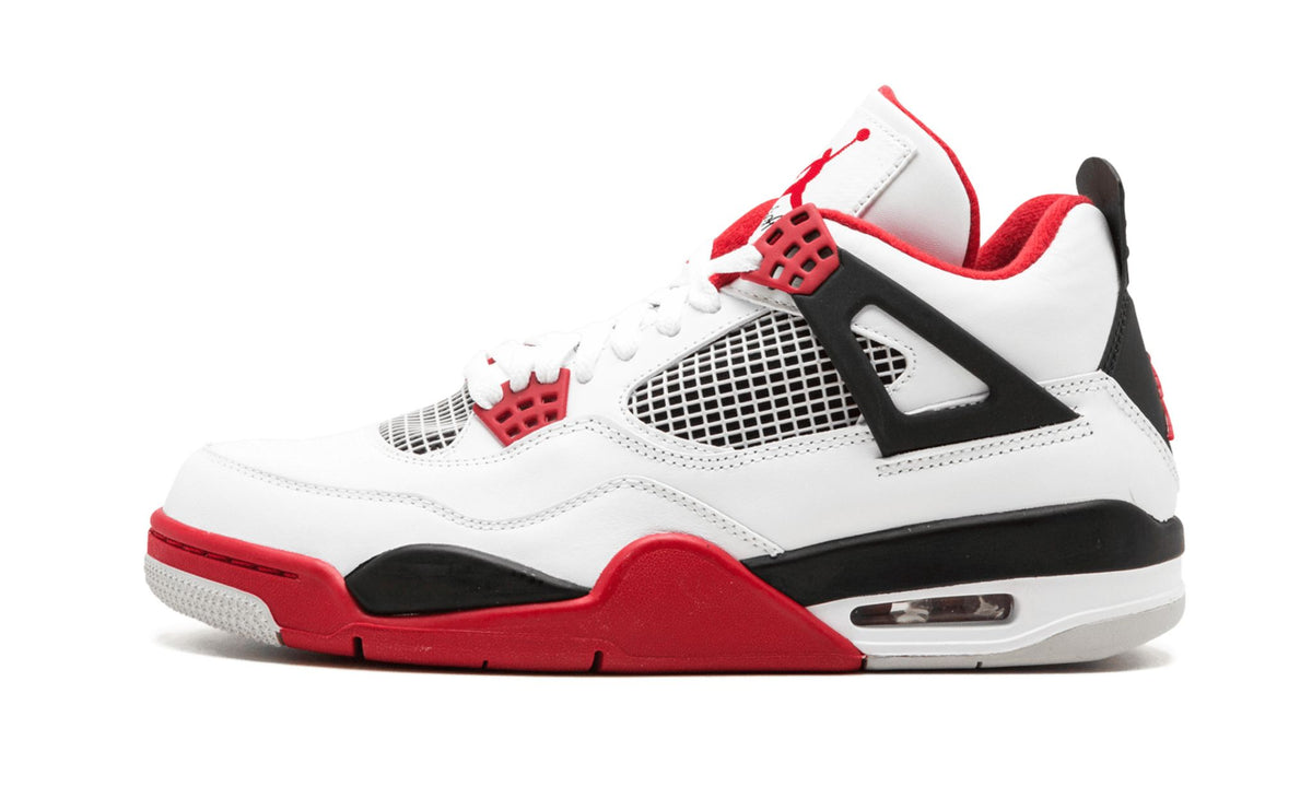 Air Jordan 4 Retro Fire Red Sneakers