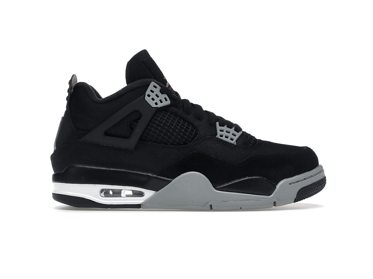 Air Jordan 4 Retro SE Black Canvas Sneakers
