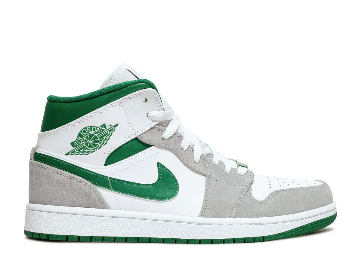 Air Jordan 1 Mid SE 'Grey Pine Green' Sneakers
