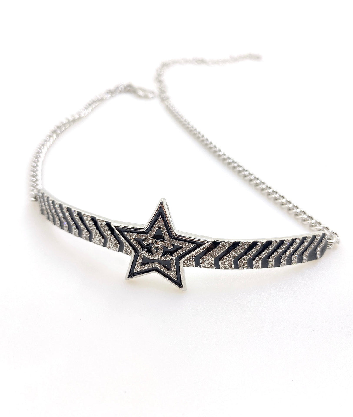 18K  Chanel Star Diamonds Necklace