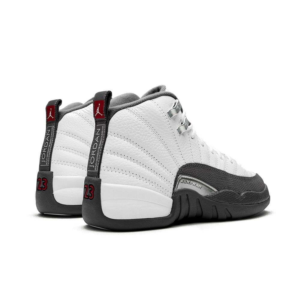 Jordan 12 Retro White Dark Grey Sneakers