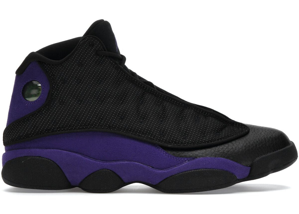 Jordan 13 Black / Purple Sneakers