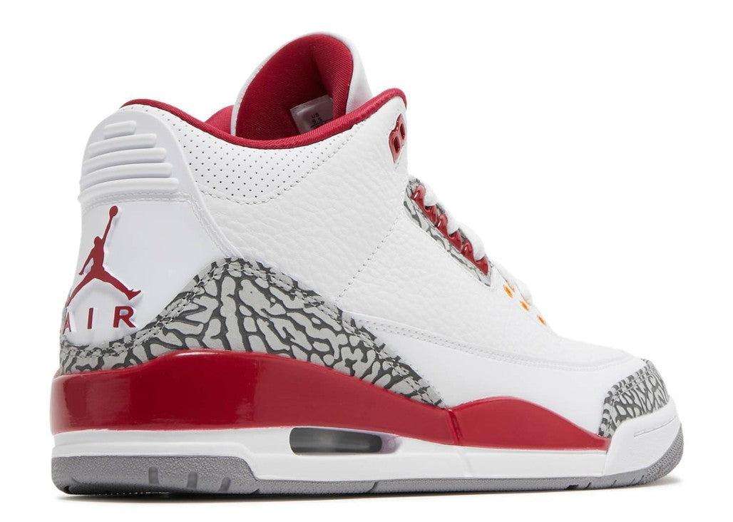 Jordan 3 Retro Cardinal Red Sneakers