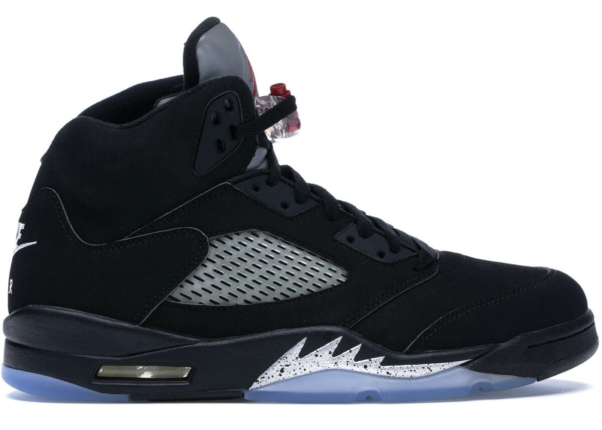 Jordan 5 Retro Black Metallic Sneakers