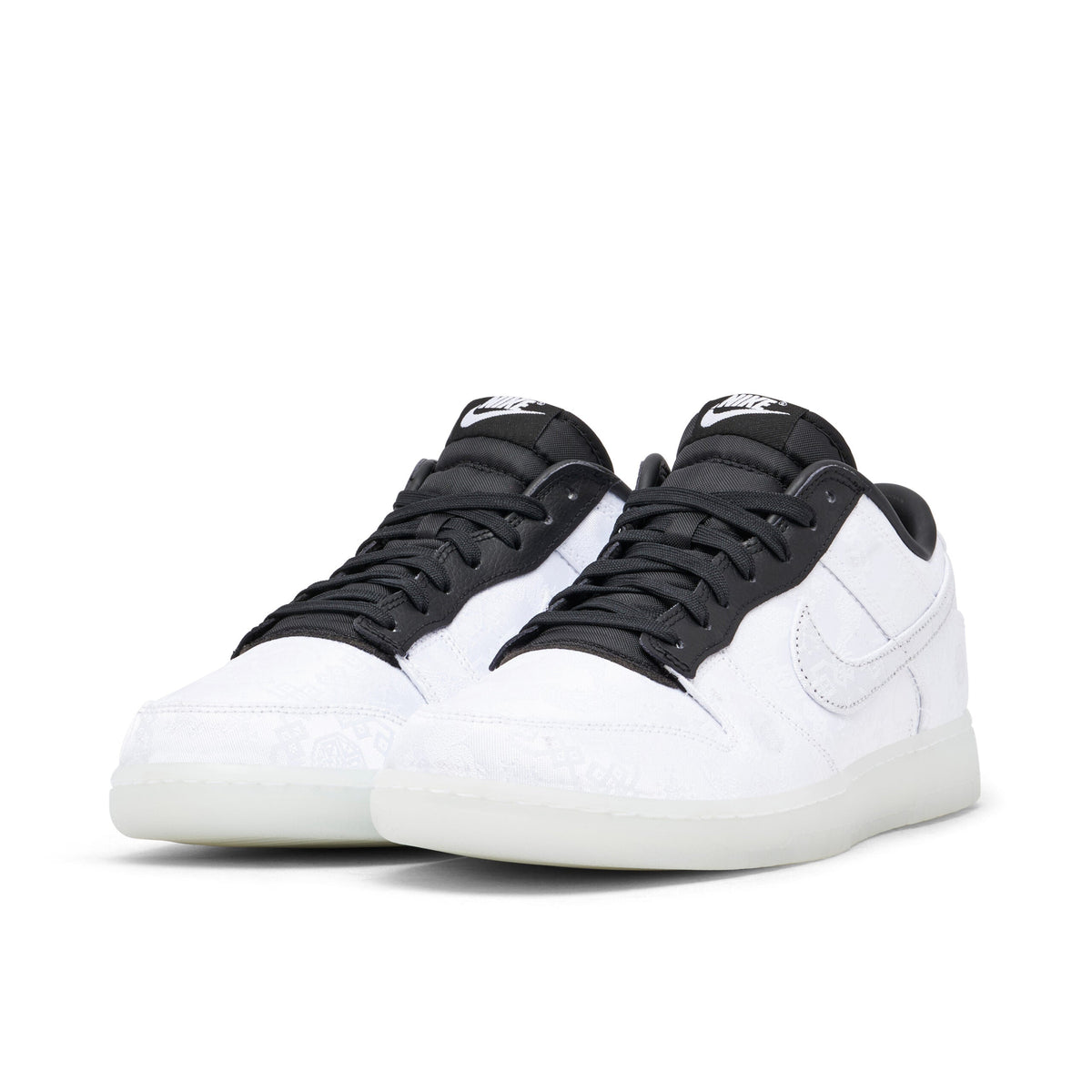Nike Dunk Low x CLOT x fragment Black White Sneakers