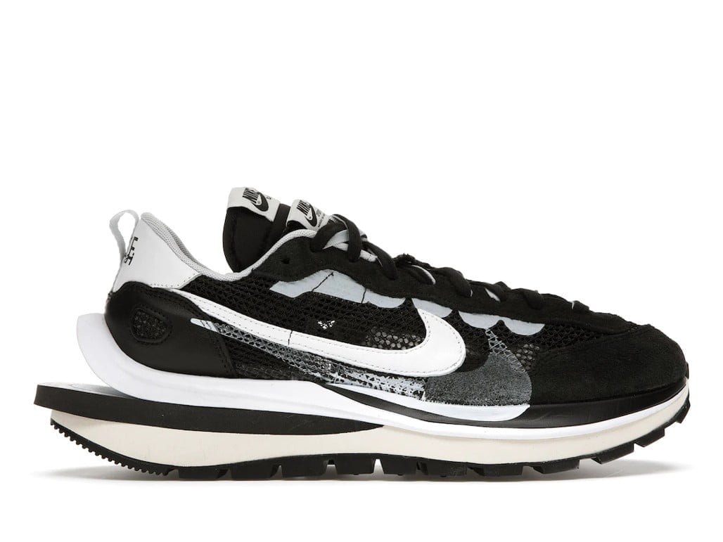 Nike Vaporwaffle sacai Black White Sneakers