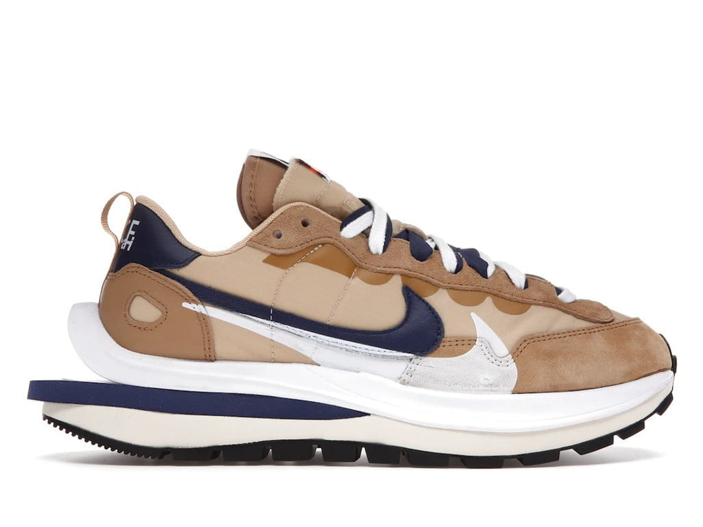 Nike Vaporwaffle sacai Sesame Blue Void Sneakers