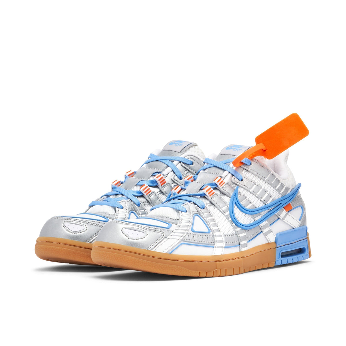 Nike x Off-White Rubber Dunk UNC Sneakers