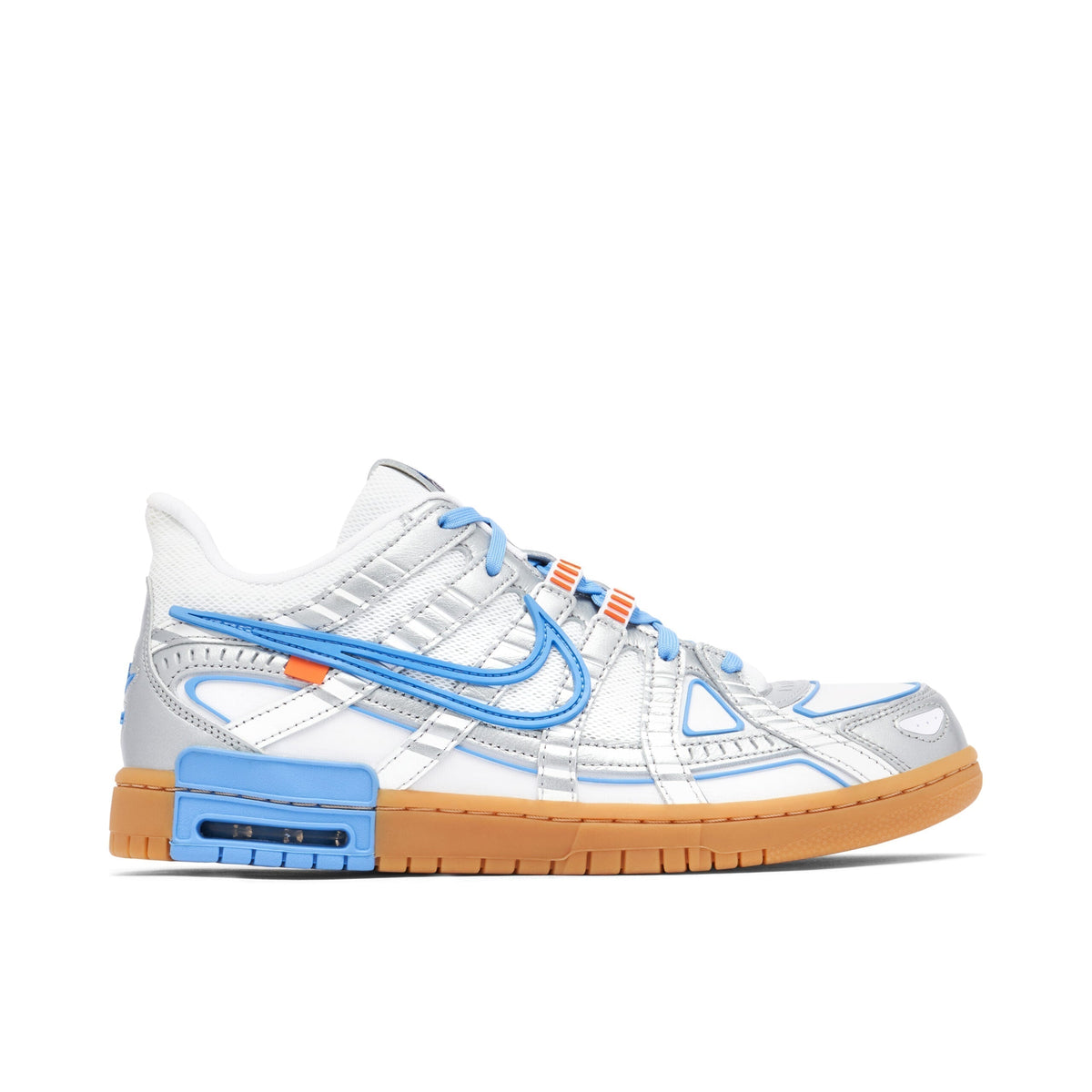 Nike x Off-White Rubber Dunk UNC Sneakers
