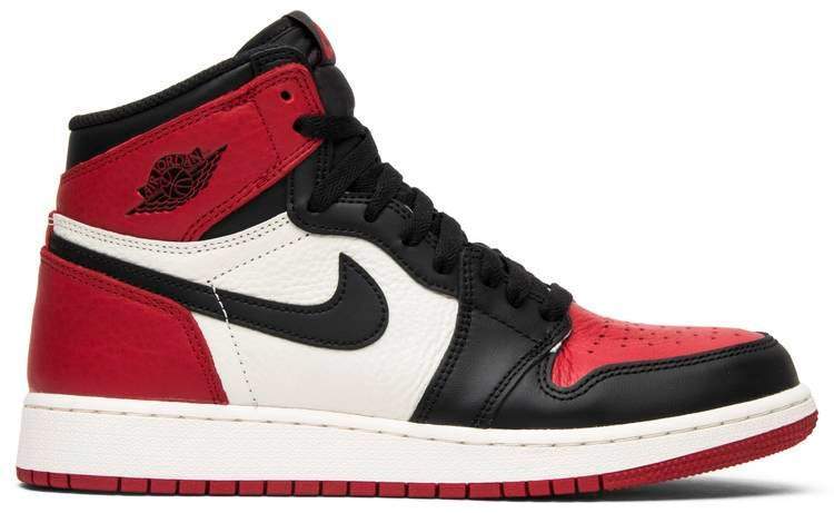 Air Jordan 1 Retro High OG BG 'Bred Toe' Sneakers