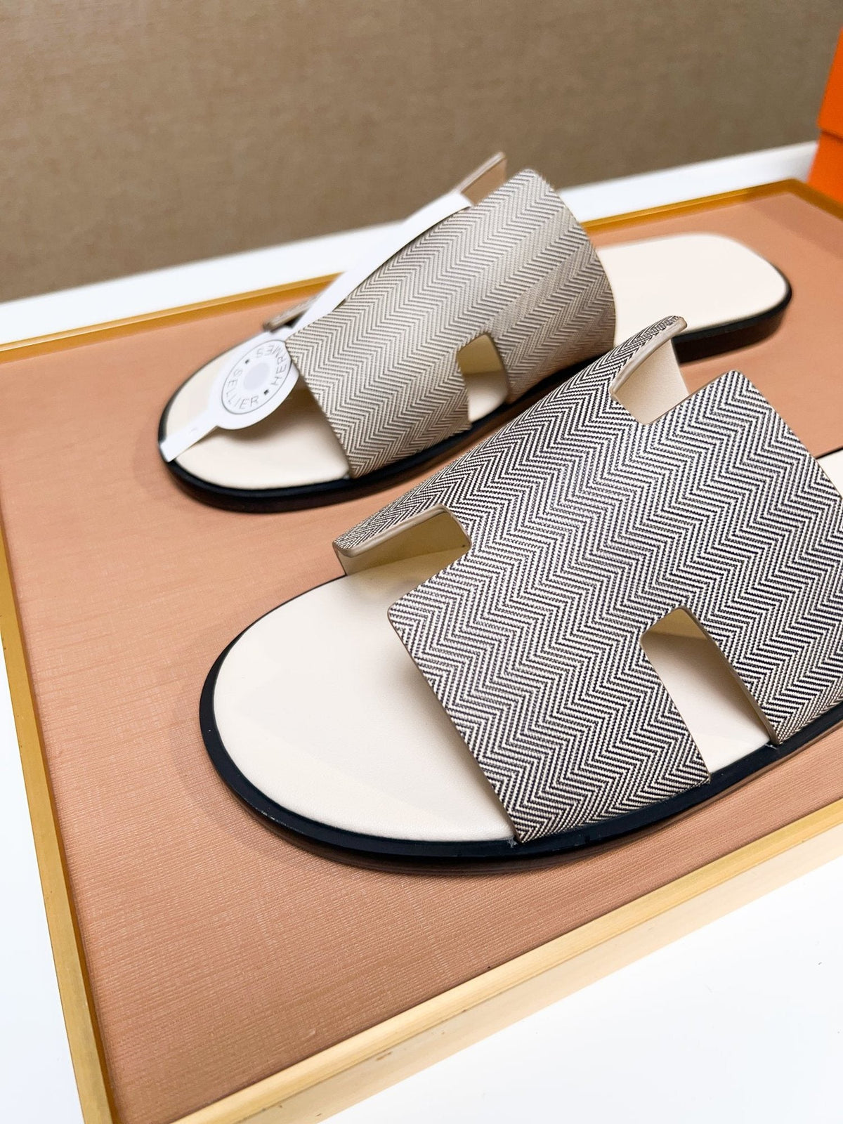 Hermès H-Upper Slide Sandals — hero
