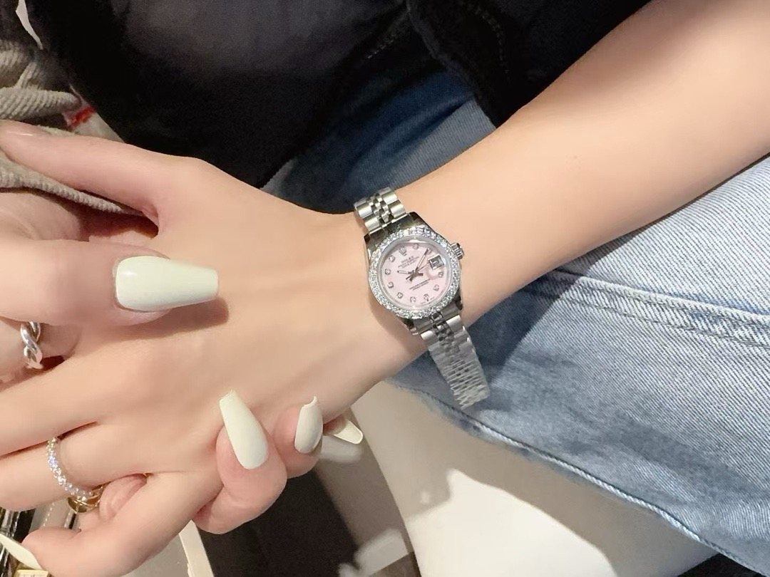 Rolex Pink Dial Watch — model