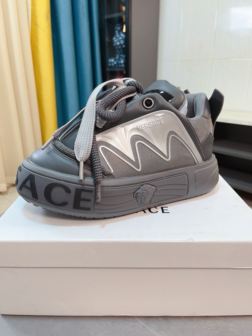 Versace Logo Sole Sneakers — front