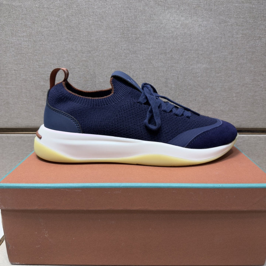 Loro Piana Mesh Low-Top Sneakers — side